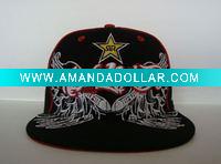 Wholesale fashion fitted baseball cap with big area embroidery logo