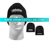 Customized knit camo vigilante beanie hat