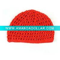 Wholesale Red Winter Knitted Wool Hat/Fashion Hats And Caps HT048
