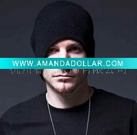 black winter mans hat