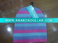 Wholesale Knitting beautiful plain beanie hat