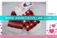 jacquard mitten