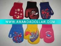 Wholesale children printed mittens and gloves