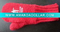 adult size knitted mitten