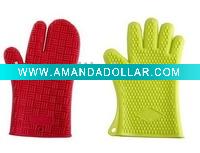 Wholesale many to choose for kitchen yellow colours silicone glove