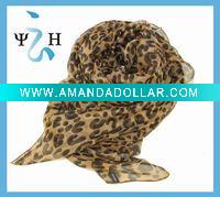 Wholesale Fashion leopard lined scarf