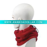 Wholesale red adult fleece neck warmer