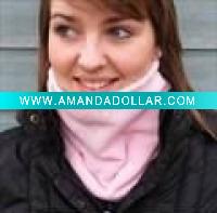 Wholesale new lady pink fleece neck warmer