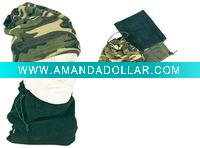 Wholesale wind proof adult mens green neck warmer