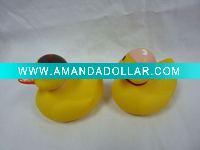 Wholesale vinyl duck with winter hat and scarf