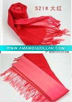 Wholesale Fashionable winter scarf red color
