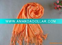 Wholesale fashion winter scarf with silver