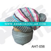 Wholesale Popular knitted winter hat set