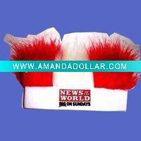 Sport fan wig