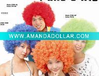 Wholesale high quality fooball fan and festival wigs