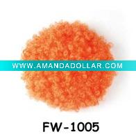 Wholesale orange New Sports wig(FW-1005),football fan wig