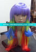 Wholesale hot sell sports fans hair wigs