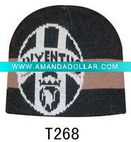 Wholesale Fans hat / Knit sports hat / Jacquard hat