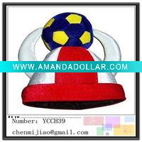 Wholesale world cup football fans hat/soccer hats