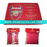 Wholesale Football club fan flag banner craft souvenir for Arsenal football team