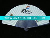 Wholesale Korean craft paper fan with painted