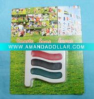 Wholesale 3 colors Sports fans faces paints