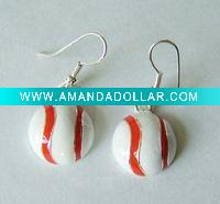 Wholesale Sports fan:lovely baseball earrings