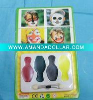 Wholesale 4 colors Sports fans faces paints