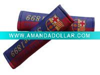 Wholesale Car accessories/Football fans safety belt shoulder pad,cover/Printing seatbelt cover/Sport team seatbelt cover pad/World cup item