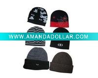 Wholesale fashion caps/computer knitted hat/football fans hat