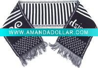 Wholesale Jacquard scarf & cap set / Sports scarf&cap set / Football team scarf