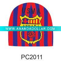 acrylic football fans Hat with embroidery