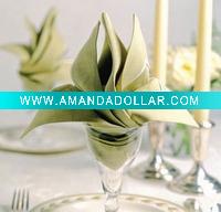 embroidered table napkin