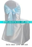 satin chair cover