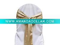 Satin chair sash