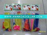 Cheap hot sell plastic toy flying air balloon helicopter