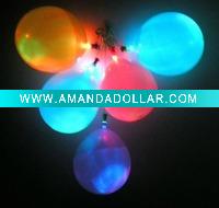 Wholesale led flashing rubber balloon