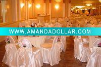 satin chair cover