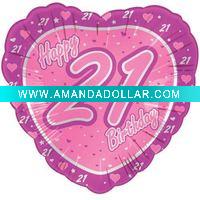 Wholesale Birthday party 18" mylar balloon