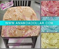 Solid Polyester Dining Room Chair Cover