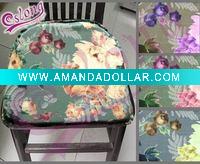 Solid Polyester Dining Room Chair Cover