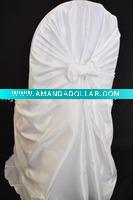 white polyester universal chair cover