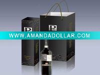 cardboard wine box