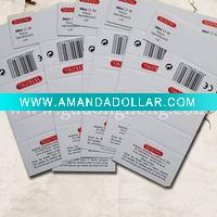 High quality garment hangtag