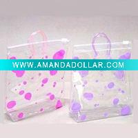 Wholesale clear zipper pvc bag
