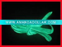Wholesale 99cm latest hot sell colorful luminescent glow in the dark shoelace for party favor