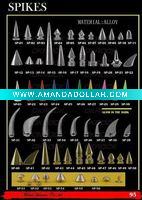 Metal heaven alloy spikes and studs rock spike punk spike