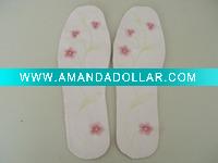 embroidery shoe insole/pad