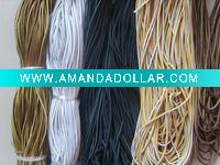 Wholesale Real leather shoelaces