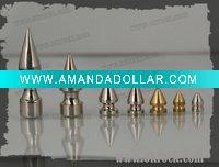 Wholesale punk stud spike metal studs tree spikes accessory of shoes